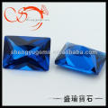 rectangle 5x7mm 113# dark blue spinel synthetic gemstones